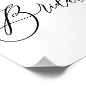 Waterverf Eucalyptus Bruidscadeau Welkomstbord Poster (Hoek)