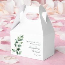 Waterverf Eucalyptus Bruiloft | Wit