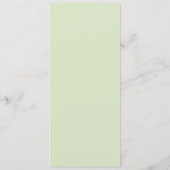 Waterverf Eucalyptus Bruiloft | Wit Menu (Achterkant)