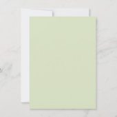 Waterverf Eucalyptus Bruiloft | Wit Programma (Achterkant)