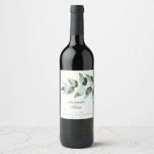 Waterverf Eucalyptus Bruiloft | Wit