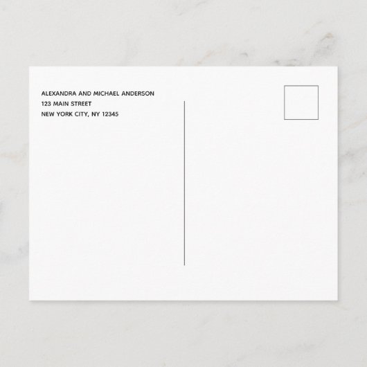 Waterverf Eucalyptus Greenery Aankondigingskaart (Achterkant)