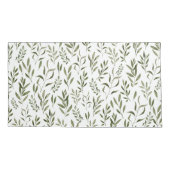 Waterverf Eucalyptus Greenery leest Patroon   Kussensloop (Achterkant)