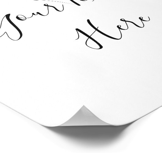 Waterverf Eucalyptus Greenery Sign Poster (Hoek)