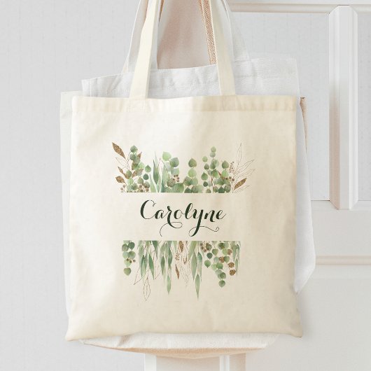 Waterverf Eucalyptus Greenery  Tote Bag