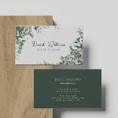 Waterverf Eucalyptus Greenery Visitekaartje