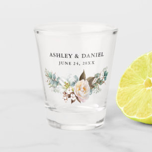 Waterverf Eucalyptus Greenery Wedding Shot Glas