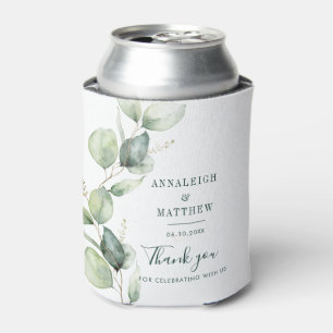 Waterverf Eucalyptus Groene Huwelijks Cadeautjes Blikjeskoeler