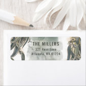 Waterverf Eucalyptus Leaves Greenery Etiket (Insitu)