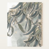 Waterverf Eucalyptus Leaves Greenery Planner (Achterkant)
