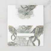 Waterverf Eucalyptus leveert groen huwelijk (Buitenkant ongevouwen)