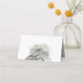 Waterverf Eucalyptus leveert groen huwelijk (Achterkant)