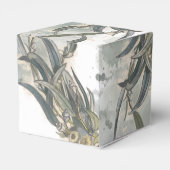 Waterverf Eucalyptus leveert groen huwelijk Bedankdoosjes (Achterkant)