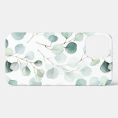 Waterverf Eucalyptus Pattern Hoesje-Mat Case-Mate iPhone Case (Achterkant (horizontaal))