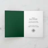 Waterverf Eucalyptus Pine Cone Foliage Business Feestdagen Kaart (Binnen)