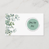 Waterverf eucalyptus visitekaartje (Voorkant)