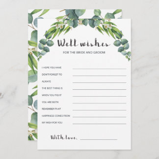 Waterverf Eucalyptus Wedding Well Wwish Kards