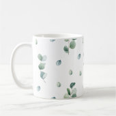 Waterverf eucalyptusbladeren koffiemok (Links)