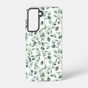 Waterverf Eucalyptuspatroon Samsung Galaxy Hoesje