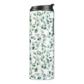 Waterverf Eucalyptuspatroon Thermosbeker (Gedraaid links)