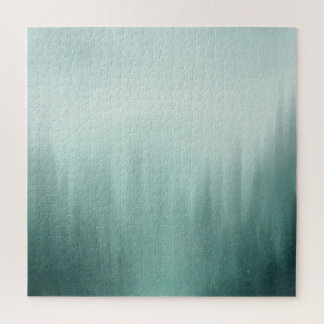 Waterverf Evergreen Forest in Mist Painting Legpuzzel