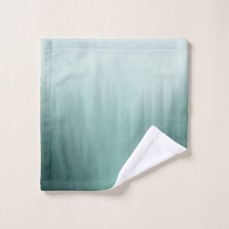 Waterverf Evergreen Forest in Mist Painting Washandje