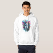 Waterverf Face Hoodie (Voorkant volledig)