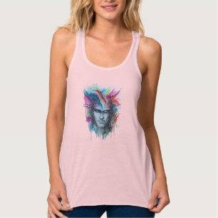 Waterverf Face T-shirt