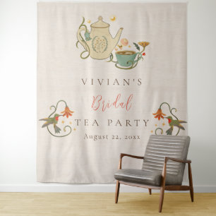 Waterverf Faecore bloementhee Party Vrijgezellenfe Wandkleed