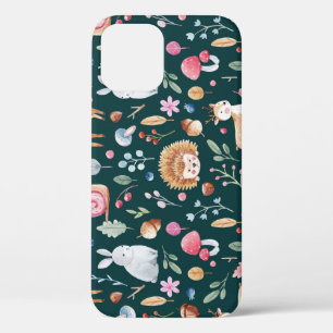 Waterverf Fairy Forest kinderpatroon iPhone 12 Hoesje