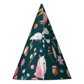 Waterverf Fairy Forest kinderpatroon Feesthoedjes (Achterkant)