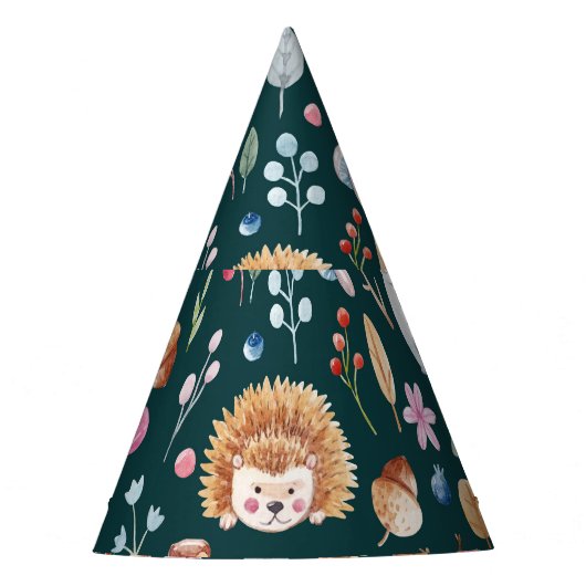 Waterverf Fairy Forest kinderpatroon Feesthoedjes (Voorkant)