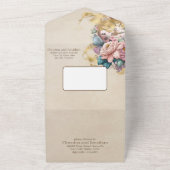 Waterverf Fairy Tale All In One Uitnodiging (Buitenkant)