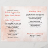 Waterverf Fall Leaves bookvouwweddenschap (Achterkant)