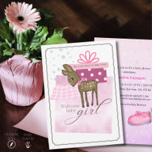 Waterverf Fantasievol Reekalf Baby Shower