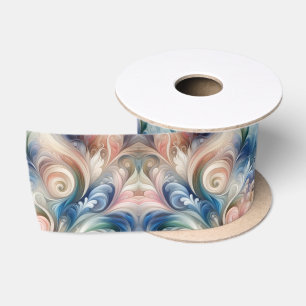 Waterverf Fantasy Floral Pastel Blauw & Crème Lint
