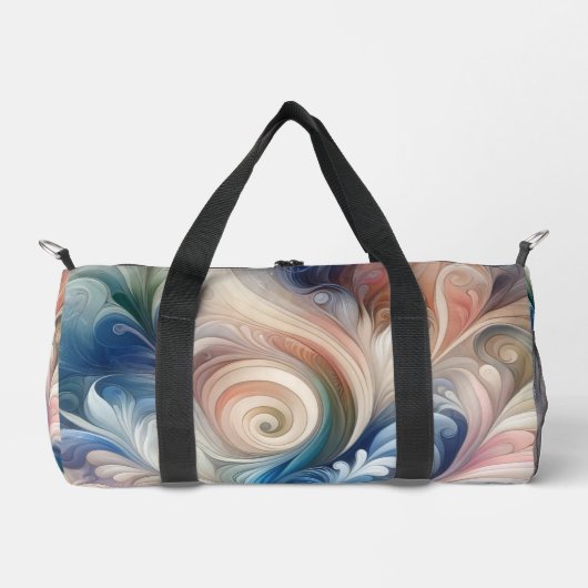 Waterverf Fantasy Floral Romantisch Patroon Plunjezak (Voorkant)