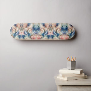 Waterverf Fantasy Floral Romantisch Patroon Skateboard