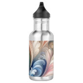 Waterverf Fantasy Floral Romantisch Patroon Waterfles (Rechts)