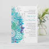 Waterverf Fantasy Uitnodiging (Staand voorkant)