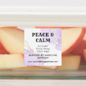 Waterverf Faux Gold geometrische etherische oliën Labels (Aangebracht)