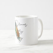 Waterverf Feather Dream Koffiemok (Voorkant rechts)