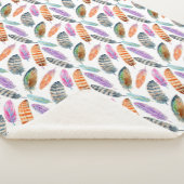 Waterverf Feathers Sherpa Deken (3/4)