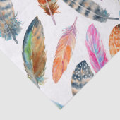 Waterverf Feathers Tissuepapier (Detail)