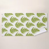 Waterverf-fernepatroon Badhanddoek (Badhanddoek)