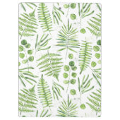 Waterverf Ferns en Eucalyptus Pattern Klembord (Achterkant)