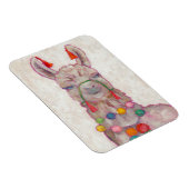 Waterverf Festival Llama Magneet (Rechterzijde)