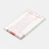 Waterverf Festival Llama Post-it® Notes (Schuin)