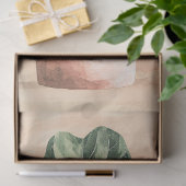 Waterverf Fiddle Leaf Fig Plant Decoupage Tissuepapier (Geschenk)