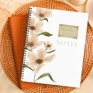 Waterverf Field Wildflowers  Stamp Notes Notitieboek